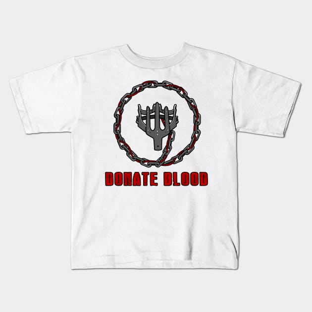 Donate Blood Kids T-Shirt by MobiusTees